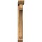 Ekena Millwork Legacy Slat Smooth Bracket w/ Offset Brace, Western Red Cedar, 5 1/2"W x 32"D x 44"H BKT0604X32X44LEC06SWR - alternate 3